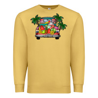 Antique Gold summer truck Premium Sweatshirt - CowhideDigitalArt