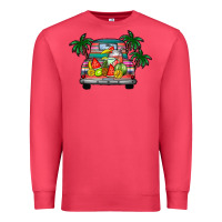 Cardinal summer truck Premium Sweatshirt - CowhideDigitalArt