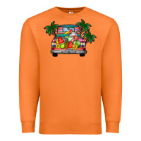 Carrot summer truck Premium Sweatshirt - CowhideDigitalArt