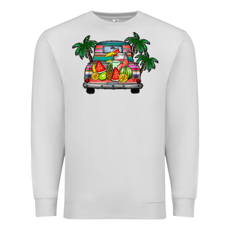 Summer Truck Premium Sweatshirt by CowhideDigitalArt | Teevron