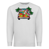 Dove Grey summer truck Premium Sweatshirt - CowhideDigitalArt