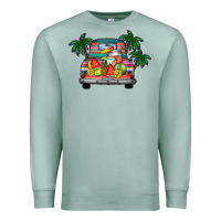 Seafoam summer truck Premium Sweatshirt - CowhideDigitalArt