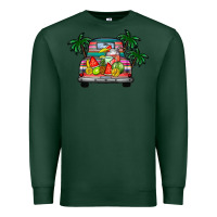 Sports Green summer truck Premium Sweatshirt - CowhideDigitalArt