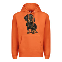 Carrot dachshund Premium Hoodie - BarkalooDesign