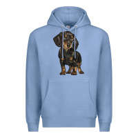 Colony Blue dachshund Premium Hoodie - BarkalooDesign