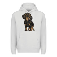 Dove Grey dachshund Premium Hoodie - BarkalooDesign