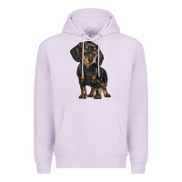 Lilac dachshund Premium Hoodie - BarkalooDesign
