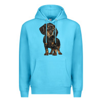 Ocean Blue dachshund Premium Hoodie - BarkalooDesign