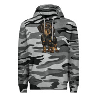 Slate Camo dachshund Premium Hoodie - BarkalooDesign