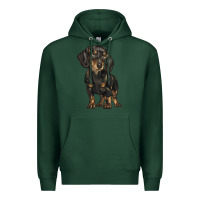 Sports Green dachshund Premium Hoodie - BarkalooDesign