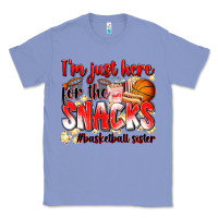 Colony Blue im just here for the snacks basketball sister Classic Tee - Zillion Design Studio