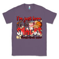 Lavender im just here for the snacks basketball sister Classic Tee - Zillion Design Studio