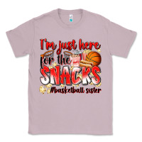 Lilac im just here for the snacks basketball sister Classic Tee - Zillion Design Studio