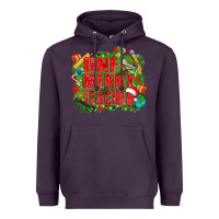 Plum one merry teacher Heavyweight Hoodie - texasbilliewilder