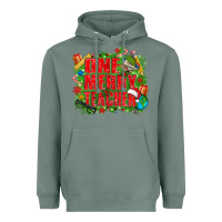 Sage one merry teacher Heavyweight Hoodie - texasbilliewilder