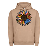 Pigment Burro Patriotic Sunflower Urban Hoodie - Jasminsmagicworld