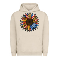 Pigment French Oak Patriotic Sunflower Urban Hoodie - Jasminsmagicworld