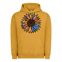 Pigment Peanut Butter Patriotic Sunflower Urban Hoodie - Jasminsmagicworld