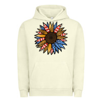 Pigment Pistachio Patriotic Sunflower Urban Hoodie - Jasminsmagicworld