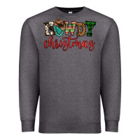 Charcoal Heather howdy christmas Premium Sweatshirt - FaDigitalArtStudio