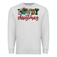 Dove Grey howdy christmas Premium Sweatshirt - FaDigitalArtStudio