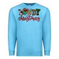 Ocean Blue howdy christmas Premium Sweatshirt - FaDigitalArtStudio