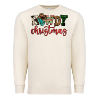 Sandshell howdy christmas Premium Sweatshirt - FaDigitalArtStudio