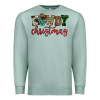 Seafoam howdy christmas Premium Sweatshirt - FaDigitalArtStudio