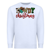White howdy christmas Premium Sweatshirt - FaDigitalArtStudio