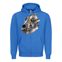 True Royal Wolf skull Zipper Hoodie - RanaPortraitStore
