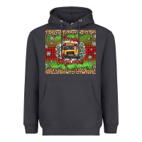 Smoke Christmas school bus Heavyweight Hoodie - texasbilliewilder