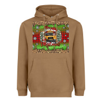 Toasted Coconut Christmas school bus Heavyweight Hoodie - texasbilliewilder