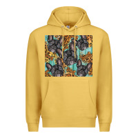 Antique Gold french bulldog Premium Hoodie - BarkalooDesign