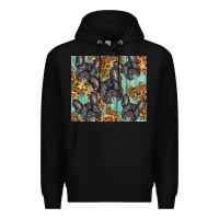 Black french bulldog Premium Hoodie - BarkalooDesign