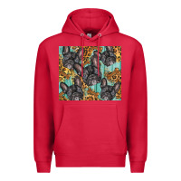 Cardinal french bulldog Premium Hoodie - BarkalooDesign