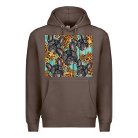 Coffee french bulldog Premium Hoodie - BarkalooDesign