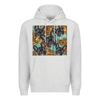 Dove Grey french bulldog Premium Hoodie - BarkalooDesign