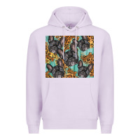 Lilac french bulldog Premium Hoodie - BarkalooDesign
