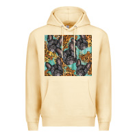 Pina Colada french bulldog Premium Hoodie - BarkalooDesign