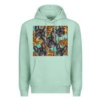 Seafoam french bulldog Premium Hoodie - BarkalooDesign