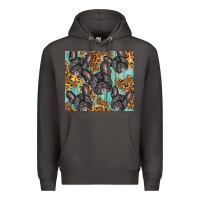 Smoke french bulldog Premium Hoodie - BarkalooDesign