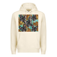 Tofu french bulldog Premium Hoodie - BarkalooDesign