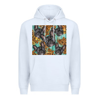 White french bulldog Premium Hoodie - BarkalooDesign