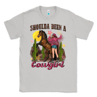 Shoulda Been A Cowgirl Bucking Horse Classic Tee | Teevron