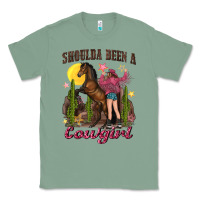 Sage shoulda been a cowgirl bucking horse Classic Tee - texasbilliewilder