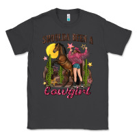 Smoke shoulda been a cowgirl bucking horse Classic Tee - texasbilliewilder