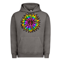 Pigment Tornado Peace Hippie Sunflower Urban Hoodie - Jasminsmagicworld