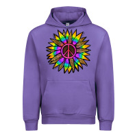 Tulip Peace Hippie Sunflower Urban Hoodie - Jasminsmagicworld
