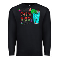 Black sweet summer time Premium Sweatshirt - CowhideDigitalArt