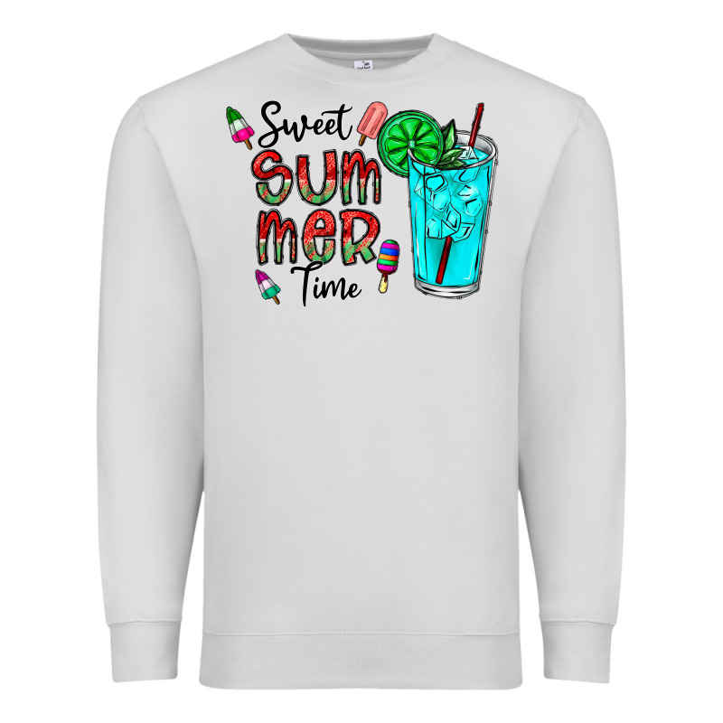 Sweet Summer Time Premium Sweatshirt by CowhideDigitalArt | Teevron